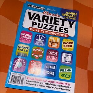 Penny press classic variety puzzles puzzle book